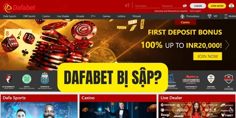 Tin tức Dafabet bị sập đến từ đâu?